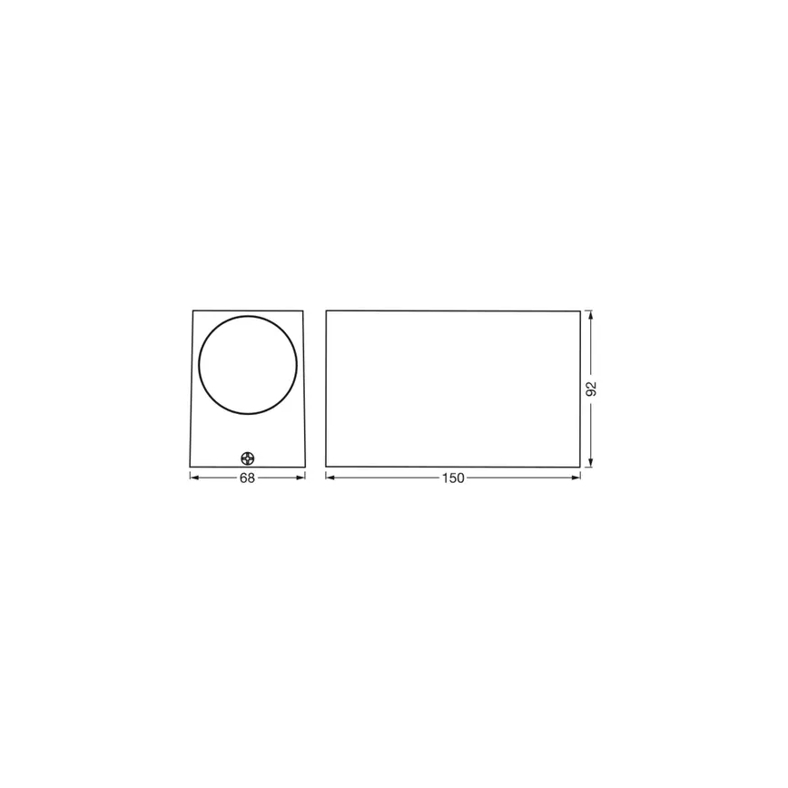 Ledvance – Lauko sieninis šviestuvas ENDURA CLASSIC 2xGU10/35W/230V IP44