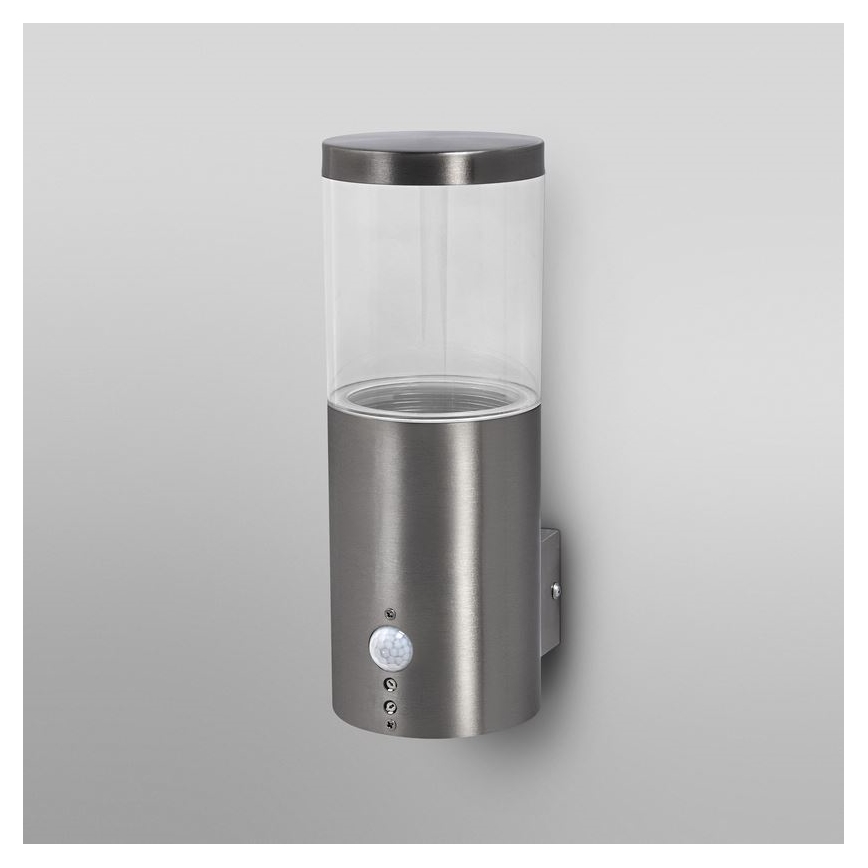 Ledvance - Lauko sieninis šviestuvas su jutikliu EBRO 1xE27/20W/230V IP44