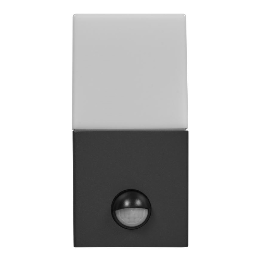 Ledvance - Lauko sieninis šviestuvas su jutikliu FIGO SQUARE 1xE27/20W/230V