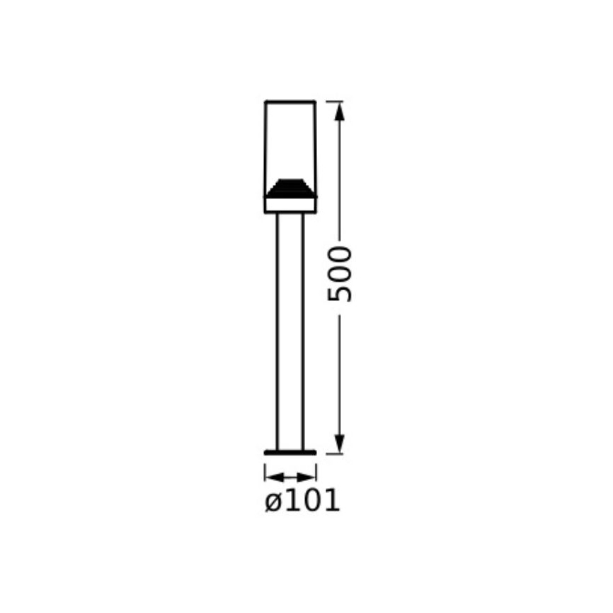 Ledvance - Lauko šviestuvas AMBER 1xE27/20W/230V IP44