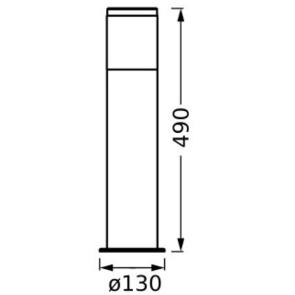 Ledvance - Lauko šviestuvas EBRO 1xE27/20W/230V IP44