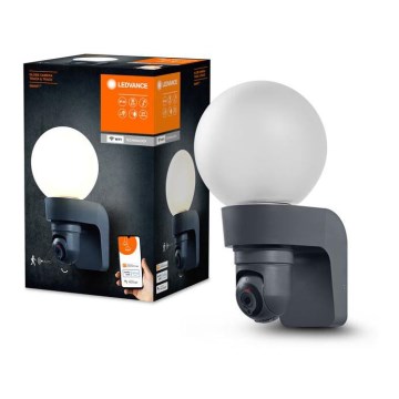 Ledvance - Lauko šviestuvas su jutikliu ir Kamera SMART+ 1xE27/15W/230V IP44 Wi-Fi