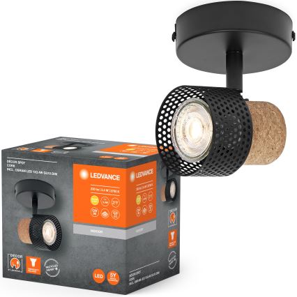 Ledvance - LED akcentinis šviestuvas DECOR CORK 1xGU10/3,4W/230V