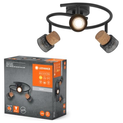 Ledvance - LED akcentinis šviestuvas DECOR CORK 3xGU10/3,4W/230V