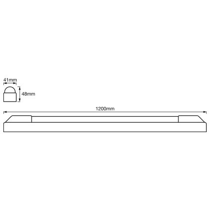 Ledvance - LED Akcentinis šviestuvas POWER BATTEN LED/24W/230V 4000K