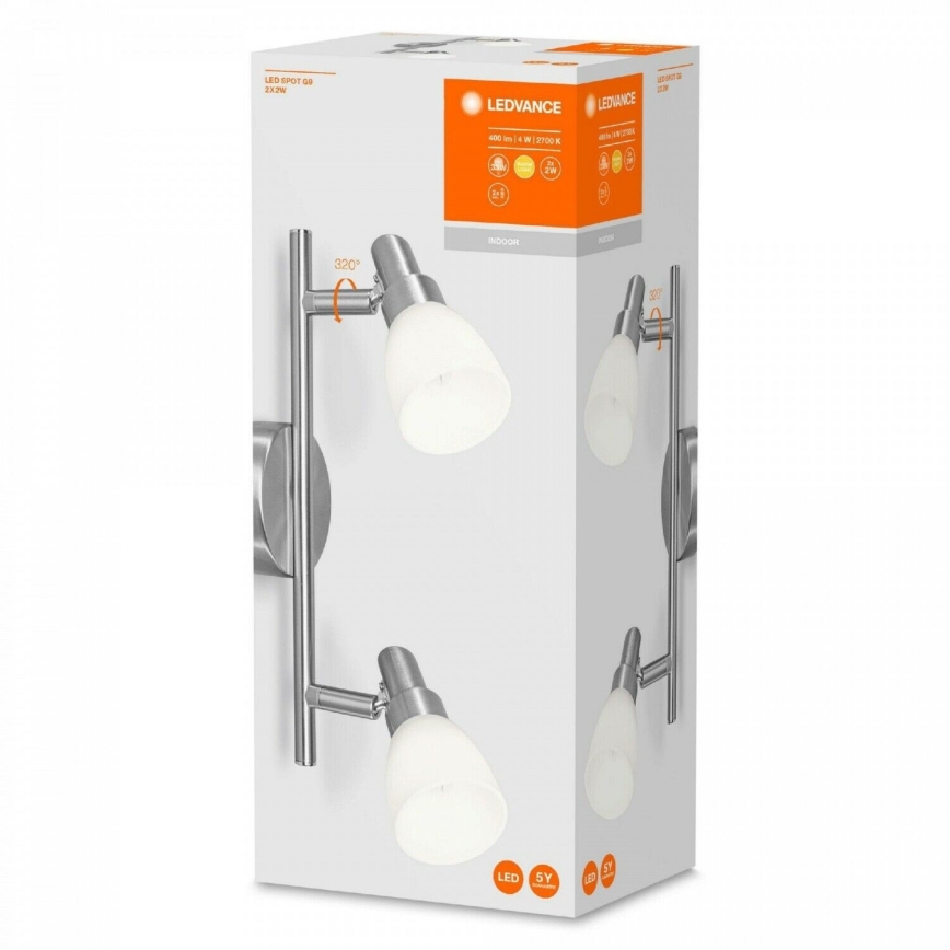 Ledvance - LED Akcentinis šviestuvas SPOT 2xG9/2W/230V