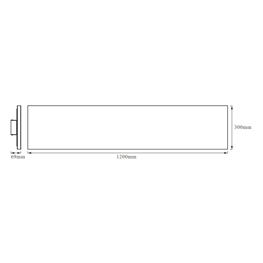 Ledvance - LED Ant paviršiaus montuojamas skydelis FRAMELESS LED/40W/230V 3000K