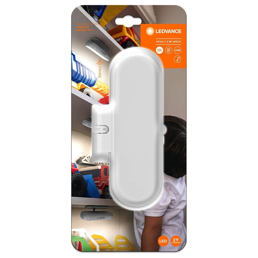 Ledvance - LED Baldų apšvietimas su jutikliu MOBILE LED/1,2W/5V 500 mAh 4000K