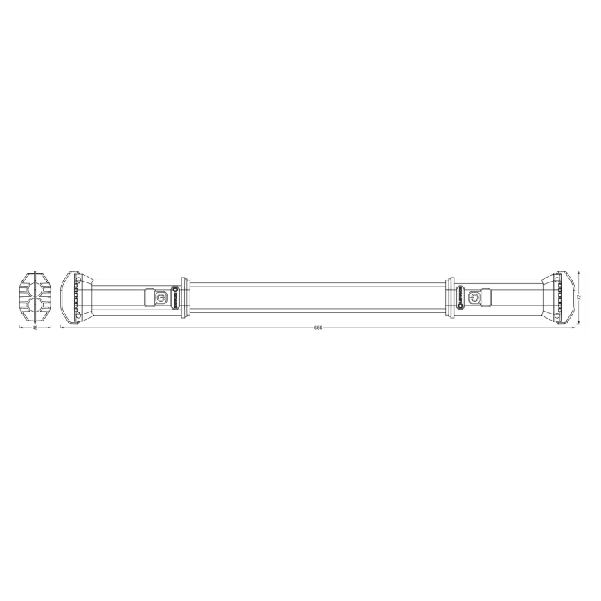 Ledvance - LED Darbinis šviestuvas TUBE LED/10W/5V IP54