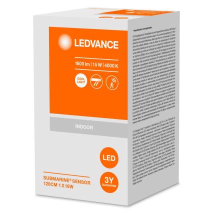 Ledvance - LED Didelio našumo šviestuvas su jutikliu SUBMARINE 1xG13/16W/230V IP65