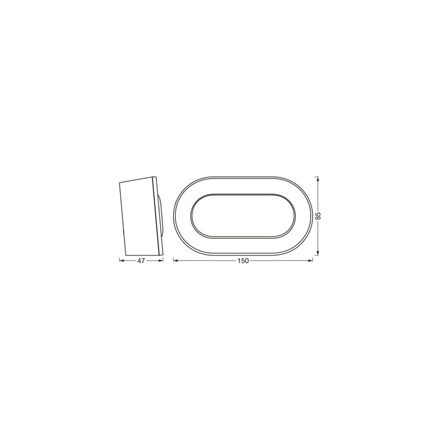 Ledvance - LED Digital clock LINEAR LED/3,4W/5V