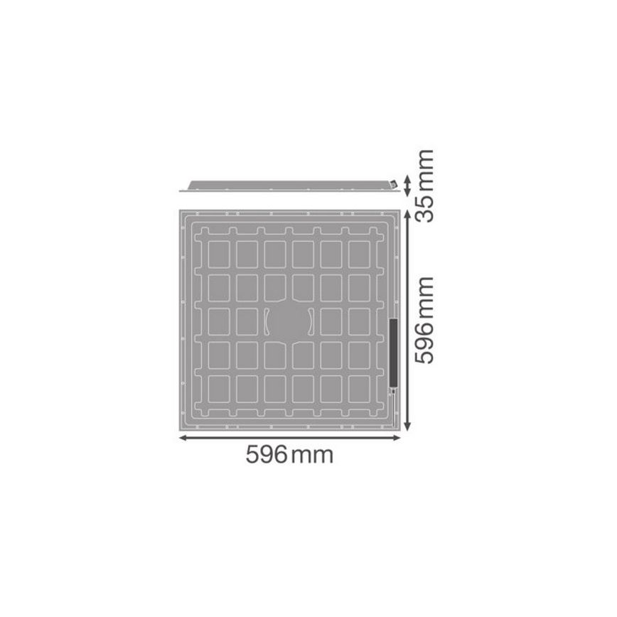 Ledvance - LED įleidžiamas lubų panelis ESSENTIAL LED/36W/230V 4000K 60x60 cm