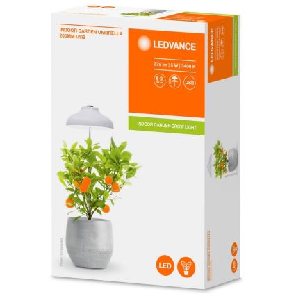 Ledvance - LED Interjero augalų lempa GARDEN LIGHT LED/5W/5V