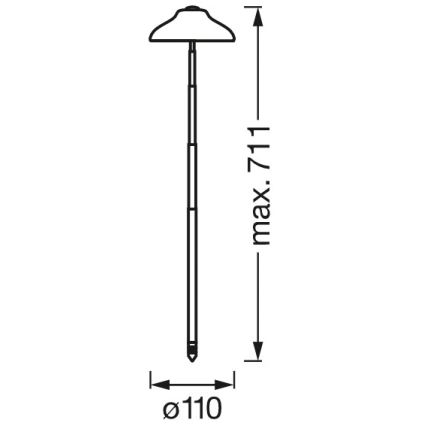 Ledvance - LED Interjero augalų lempa GARDEN LIGHT LED/5W/5V