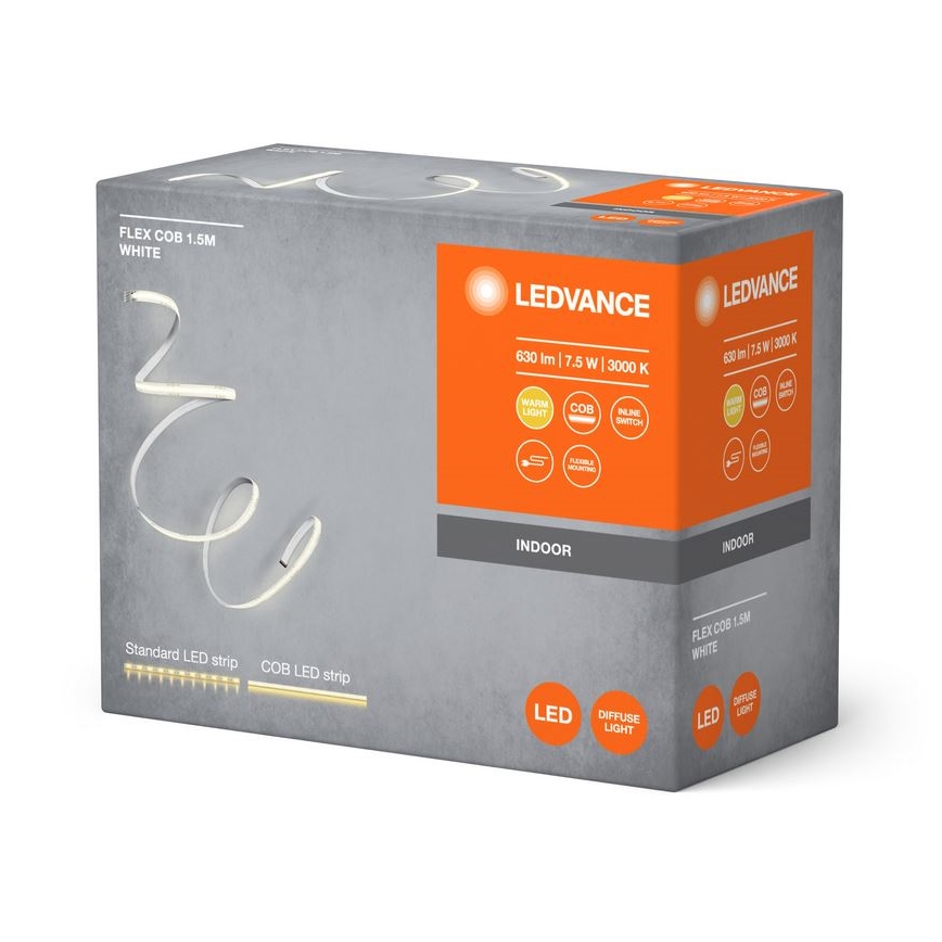 Ledvance - LED juosta FLEX COB 1,5 m LED/7,5W/230V