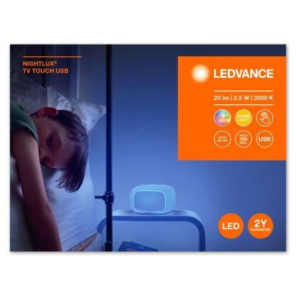 Ledvance - LED Jutiklinė vaikiška naktinė lempa TOUCH LED/2,5W/5V