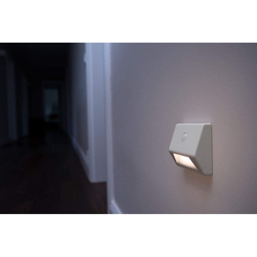 Ledvance - LED laiptinės šviestuvas su jutikliu NIGHTLUX LED/0,25W/3×AAA IP54