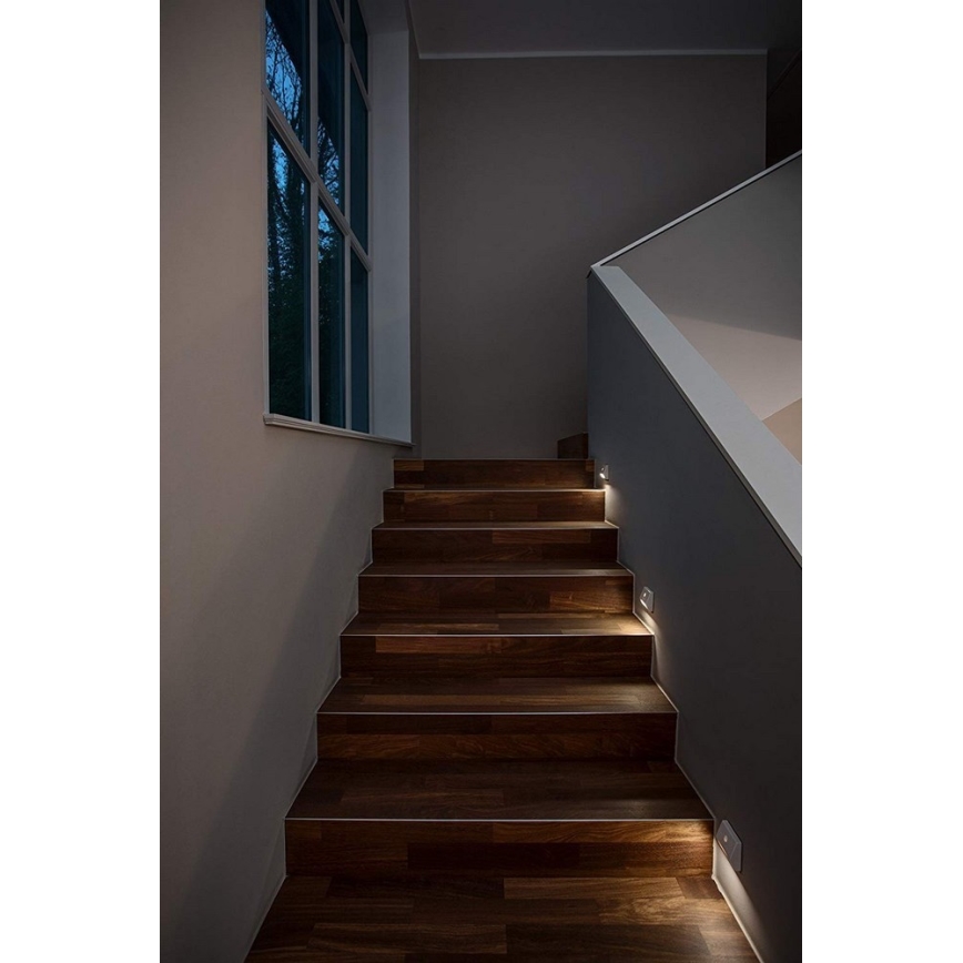 Ledvance - LED laiptinės šviestuvas su jutikliu NIGHTLUX LED/0,25W/3×AAA IP54