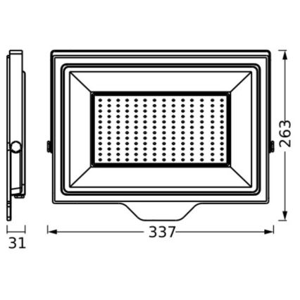 Ledvance - LED lauko prožektorius FLOODLIGHT ESSENTIAL LED/150W/230V IP65