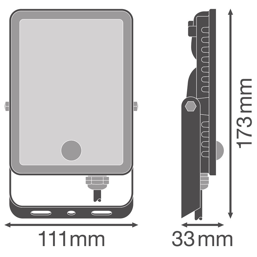 Ledvance – LED Lauko prožektorius su jutikliu FLOODLIGHT LED/20W/230V 6500K IP65