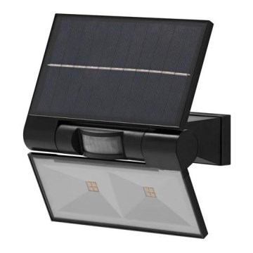 Ledvance - LED Lauko saulės sieninis prožektorius su judesio ir sutemų jutikliu FLOOD LED/2,9W/3,7V 2600 mAh IP44