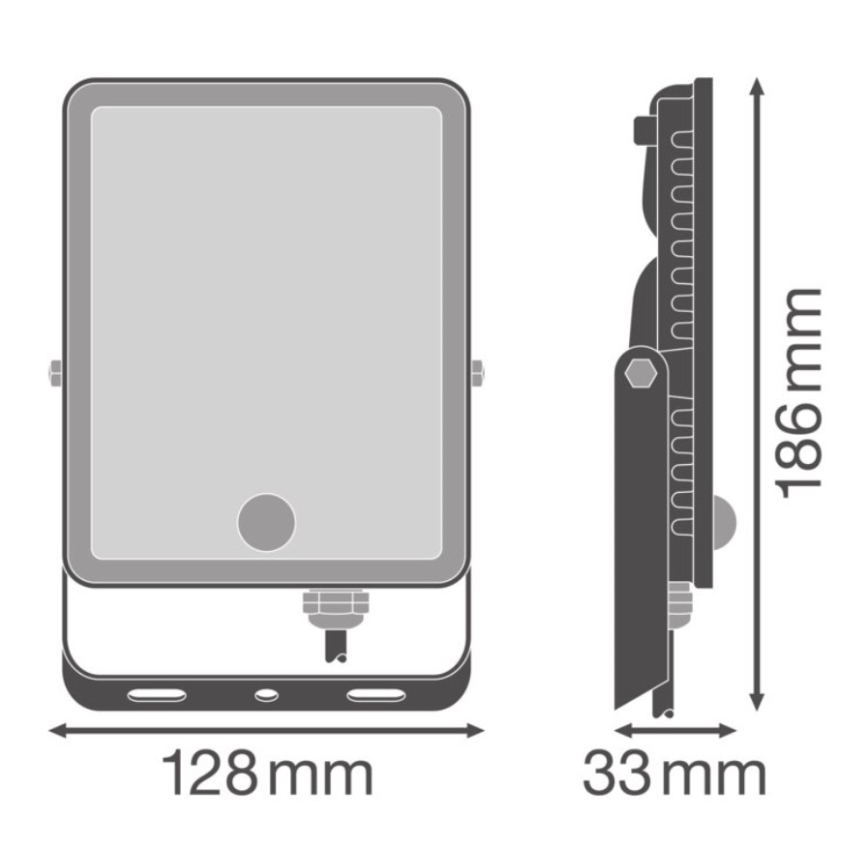 Ledvance - LED lauko sieninis prožektorius su judesio ir sutemų jutikliu FLOODLIGHT LED/30W/230V IP65
