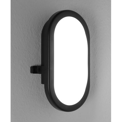 Ledvance - LED Lauko sieninis šviestuvas BULKHEAD LED/11W/230V IP54 juodas