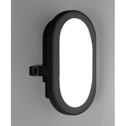 Ledvance - LED Lauko sieninis šviestuvas  BULKHEAD LED/6W/230V IP54 juodas