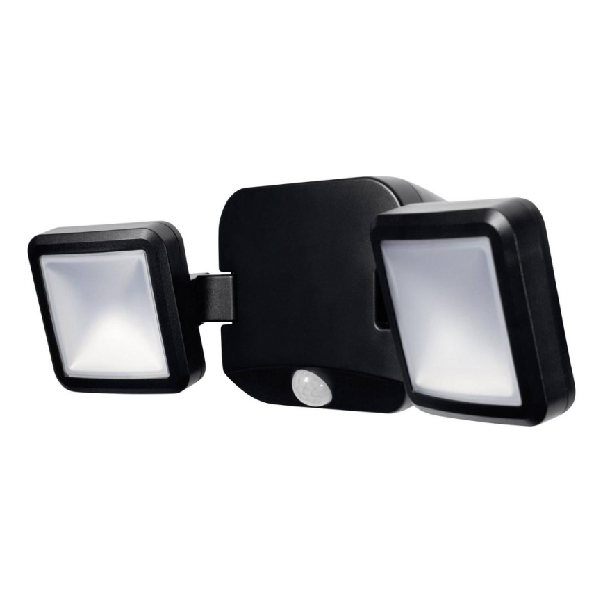 Ledvance - LED Lauko sieninis šviestuvas su jutikliu BATTERY 2xLED/10W/4xD IP54