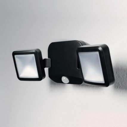 Ledvance - LED Lauko sieninis šviestuvas su jutikliu BATTERY 2xLED/10W/4xD IP54