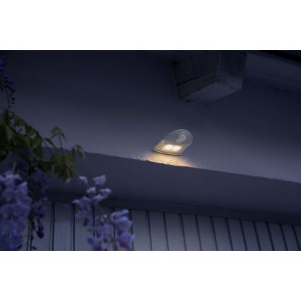 Ledvance - LED Lauko sieninis šviestuvas su jutikliu DOORLED LED/1W/3xAA IP54