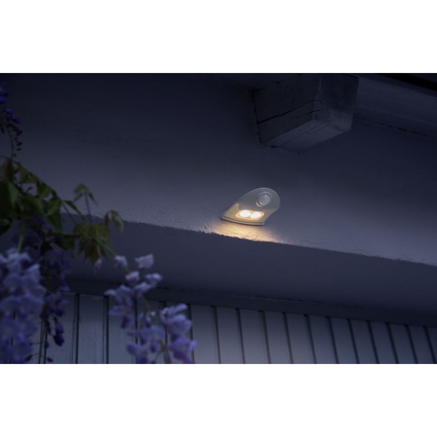 Ledvance - LED Lauko sieninis šviestuvas su jutikliu DOORLED LED/1W/3xAA IP54