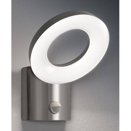Ledvance - LED Lauko sieninis šviestuvas su jutikliu LOOP 1xLED/12W/230V IP44