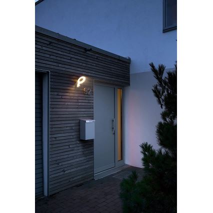 Ledvance - LED Lauko sieninis šviestuvas su jutikliu LOOP 1xLED/12W/230V IP44