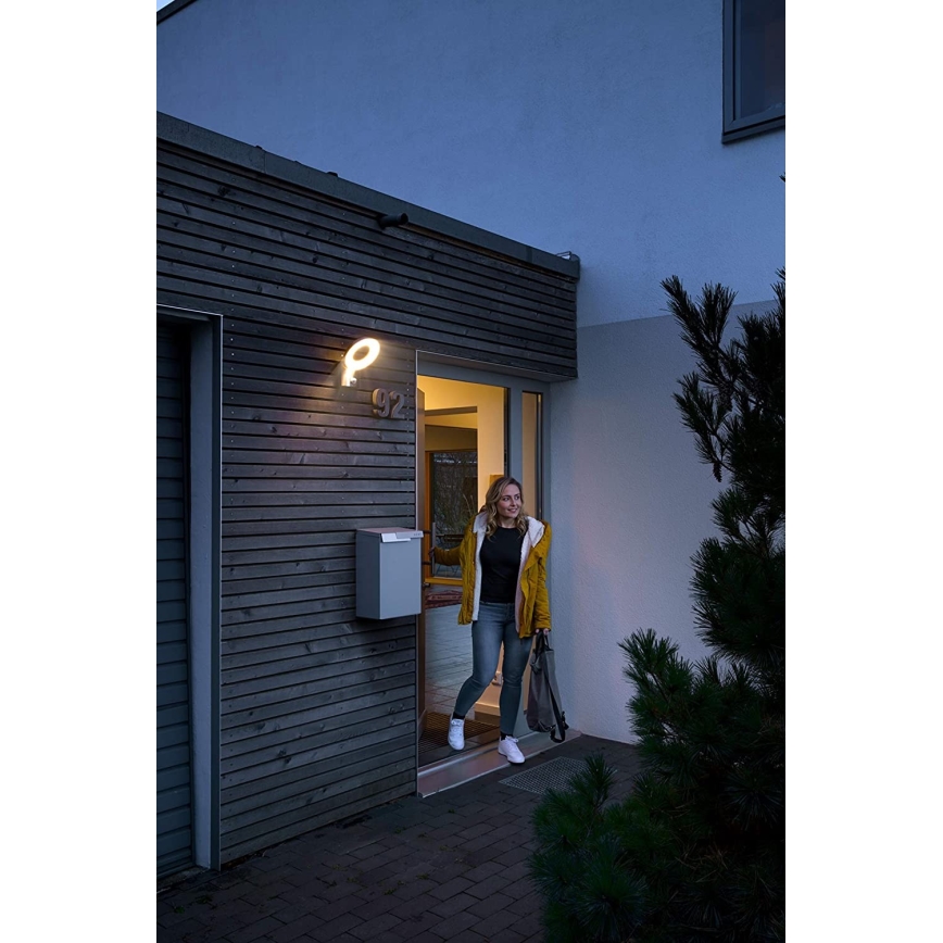 Ledvance - LED Lauko sieninis šviestuvas su jutikliu LOOP 1xLED/12W/230V IP44