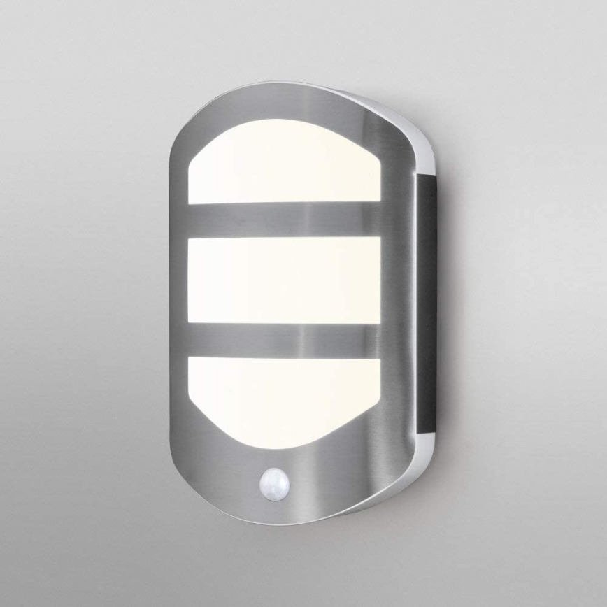 Ledvance - LED Lauko sieninis šviestuvas su jutikliu PLATE LED/12,5W/230V IP44