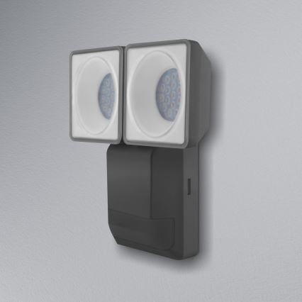 Ledvance - LED Lauko sieninis šviestuvas su jutikliu SPOT 2xLED/8W/230V IP55