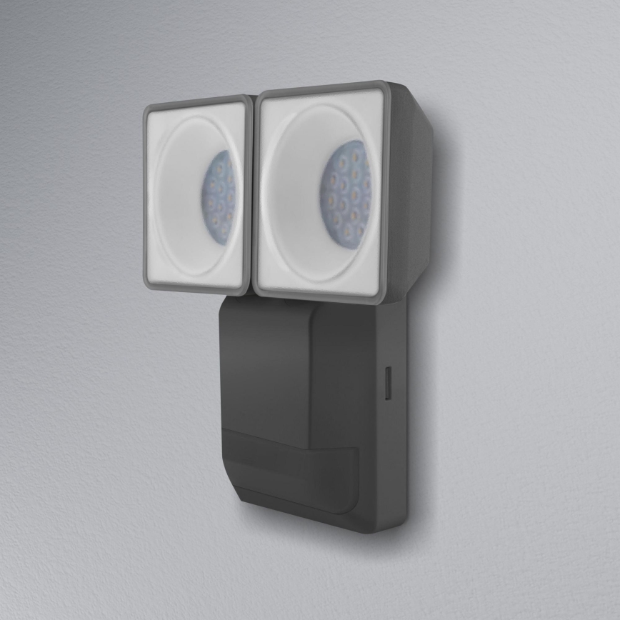 Ledvance - LED Lauko sieninis šviestuvas su jutikliu SPOT 2xLED/8W/230V IP55