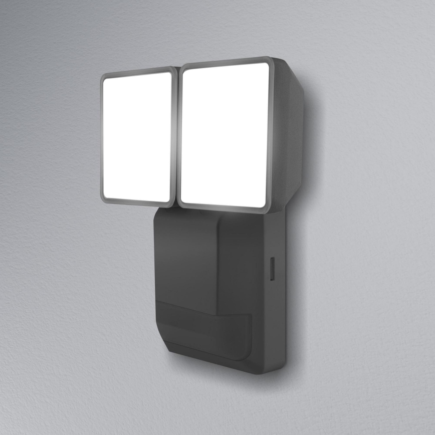 Ledvance - LED Lauko sieninis šviestuvas su jutikliu SPOT 2xLED/8W/230V IP55