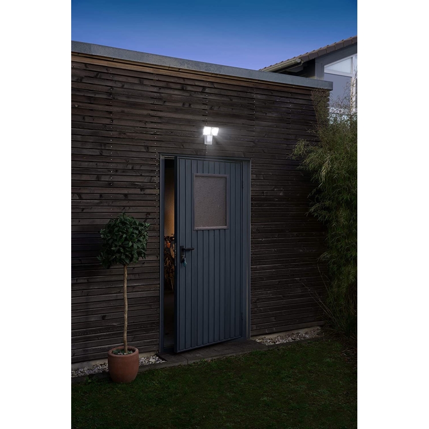 Ledvance - LED Lauko sieninis šviestuvas su jutikliu SPOT 2xLED/8W/230V IP55