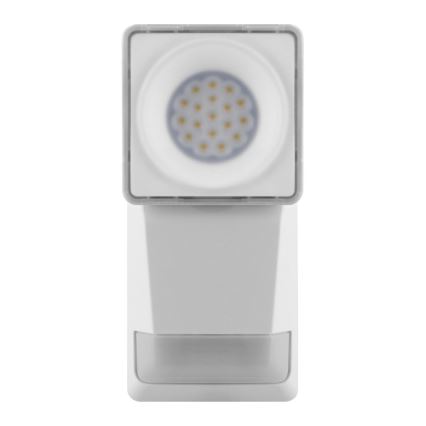 Ledvance - LED Lauko sieninis šviestuvas su jutikliu SPOT LED/8W/230V IP55 baltas