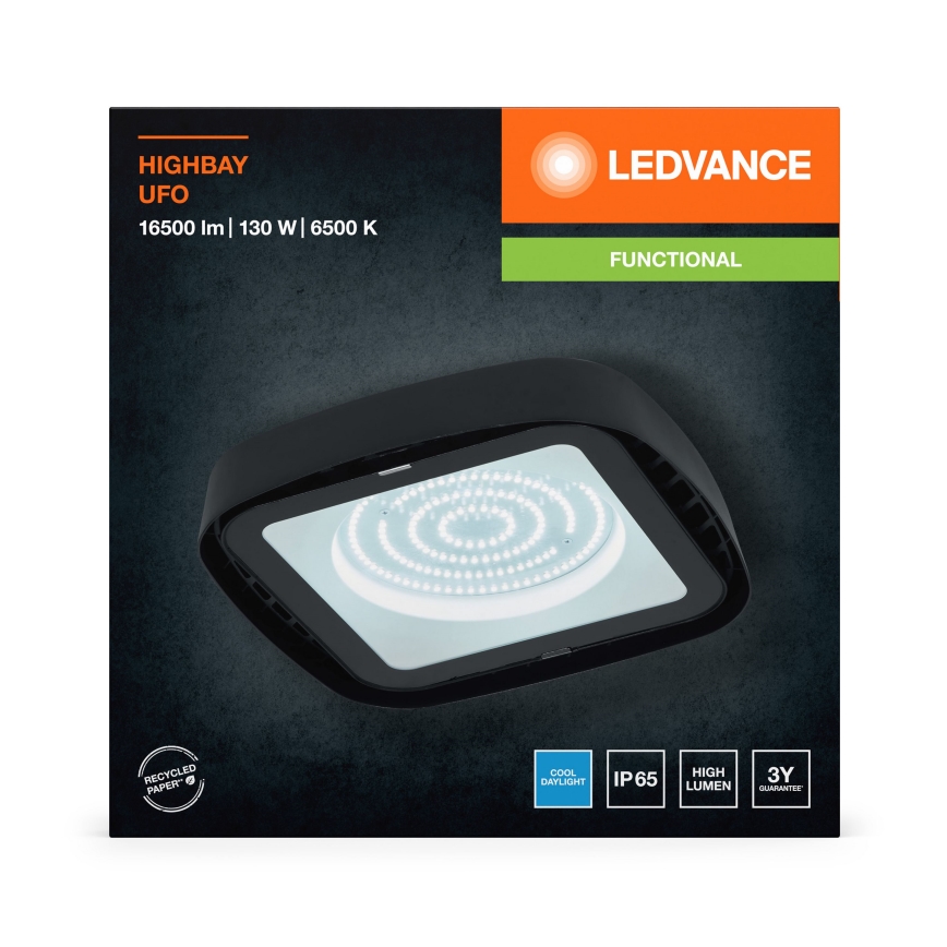 Ledvance - LED lubinis industrinis apšvietimas HIGHBAY LED/130W/230V IP65 6500K