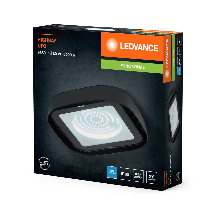 Ledvance - LED lubinis industrinis apšvietimas HIGHBAY LED/80W/230V IP65 6500K