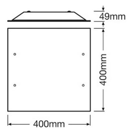 Ledvance - LED Lubinis šviestuvas LUNIVE LED/24W/230V