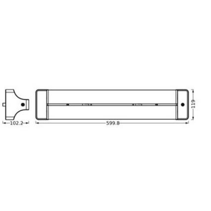 Ledvance - LED lubinis šviestuvas OFFICE LINE LED/24W/230V 60 cm