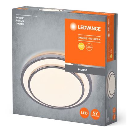 Ledvance - LED lubinis šviestuvas ORBIS BERLIN LED/16W/230V sidabras