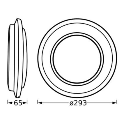 Ledvance - LED lubinis šviestuvas ORBIS BERLIN LED/16W/230V sidabras