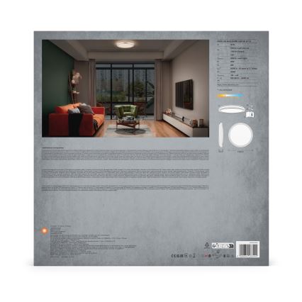 Ledvance - LED lubinis šviestuvas ORBIS HELMAN LED/24W/230V diametras 39 cm sidabras