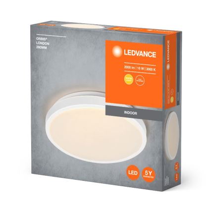 Ledvance - LED lubinis šviestuvas ORBIS LONDON LED/16W/230V balta