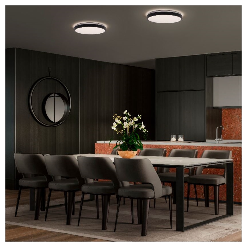 Ledvance - LED lubinis šviestuvas ORBIS LONDON LED/16W/230V juoda